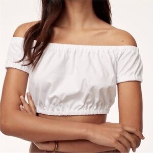 Wilfred off the shoulder crop top size XS